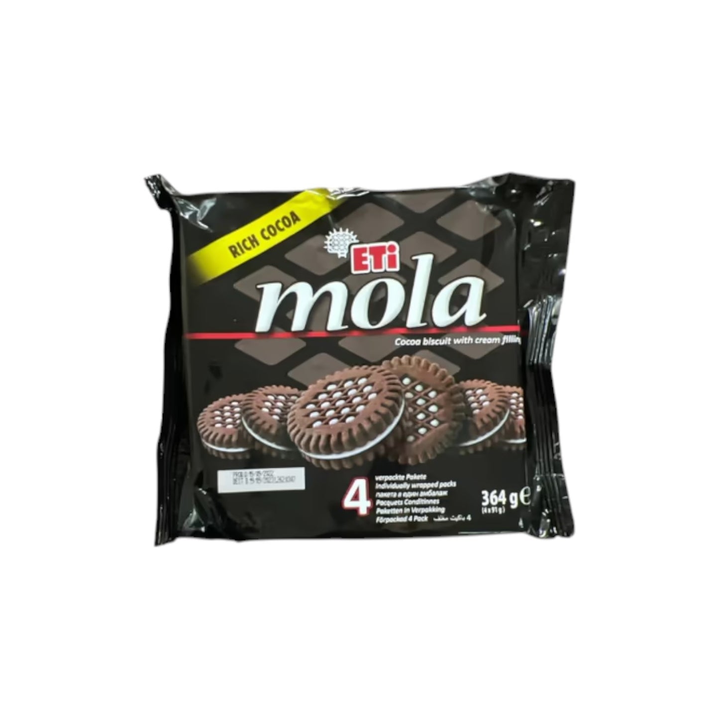 Eti Mola (Nero) Kakaolu Bisküvi 364 g