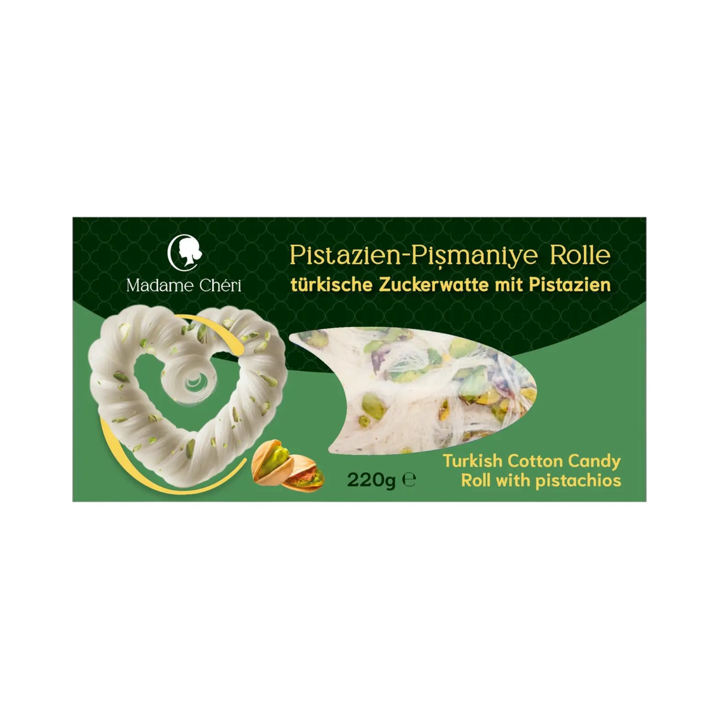 Madame Cheri Pişmaniye Antep Fıstıklı 220 g