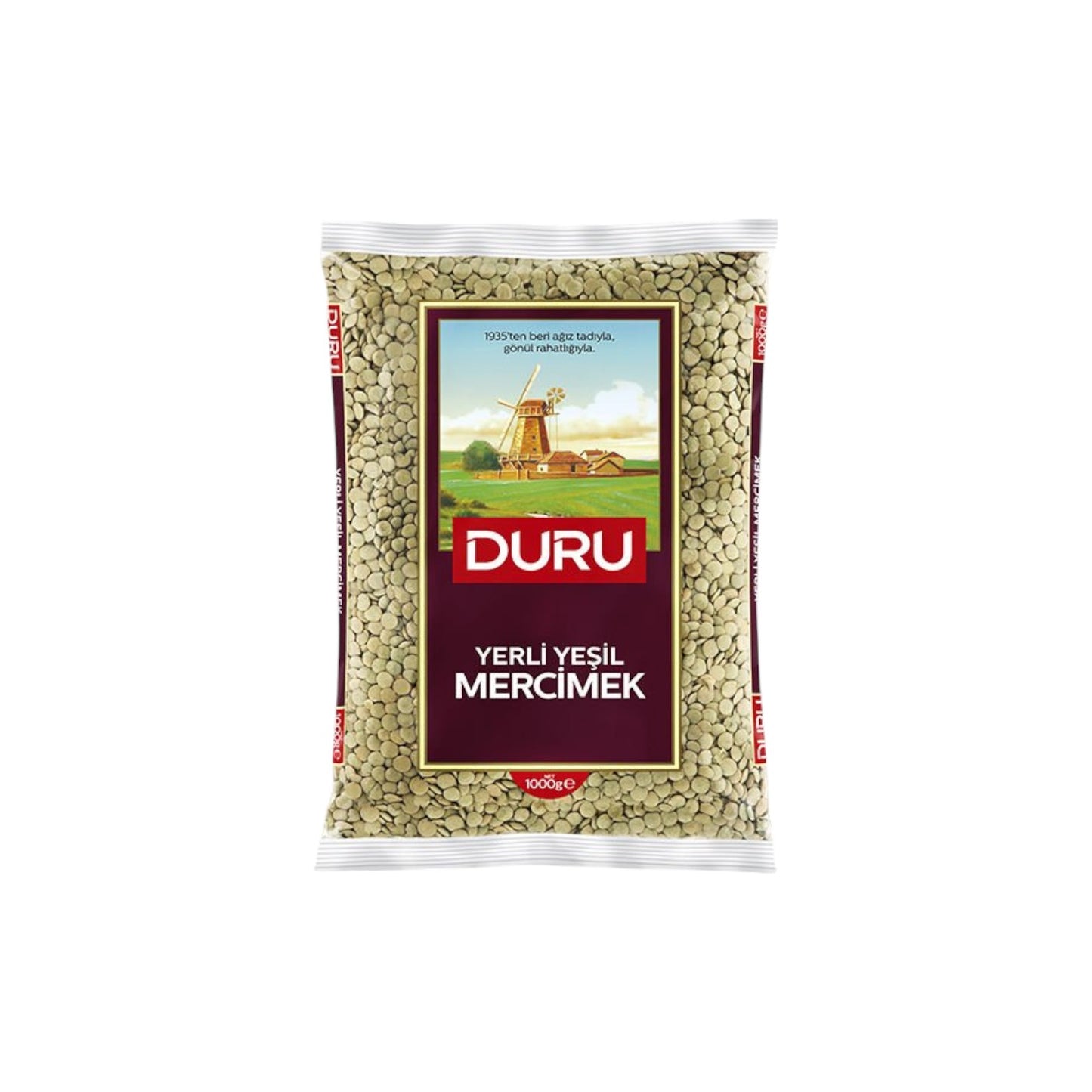 Duru Green Lentils - 1 Kg