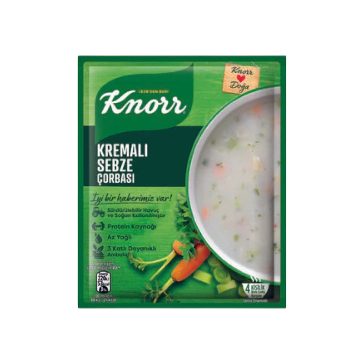Knorr Kremalı Sebze Çorbası