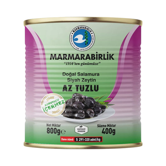Marmarabirlik Az Tuzlu Doğal Salamura Zeytin S 400 g