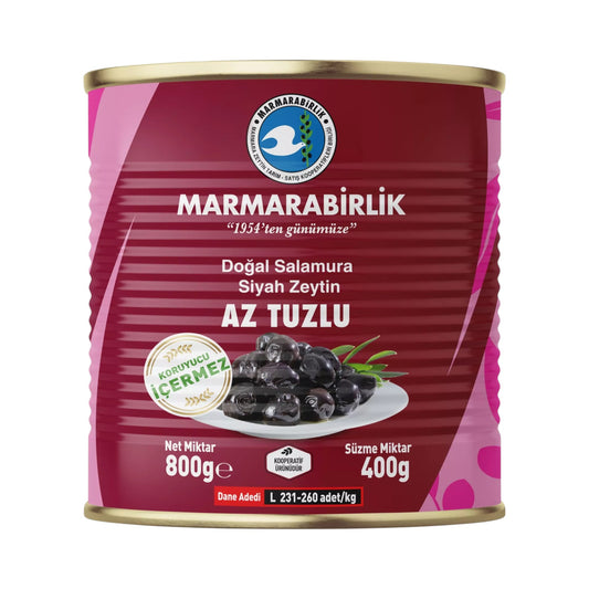 Marmarabirlik Az Tuzlu Doğal Salamura Zeytin L 400 g