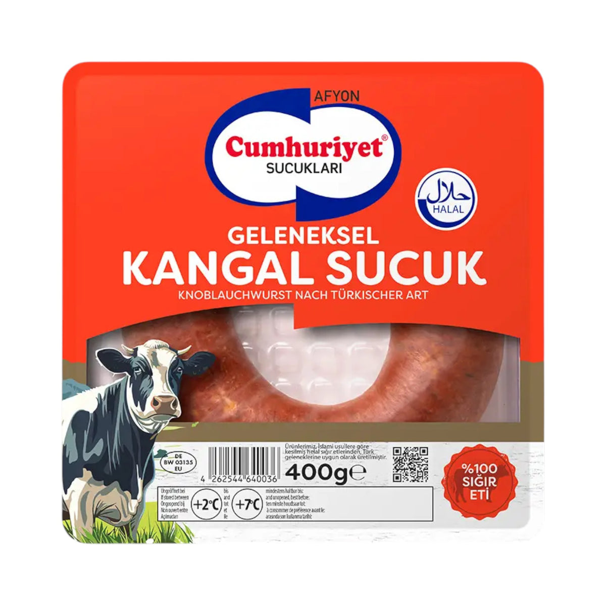 Cumhuriyet Sucukları Kangal Sucuk 400 g