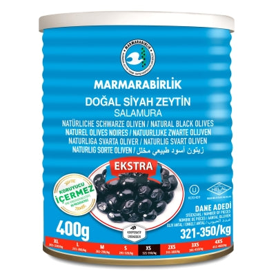 Marmarabirlik XS Natural Pickled Olives - 400 Grams
